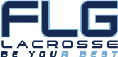 FLG Block Lacrosse Be Your Best Stacked- Navy/Carolina