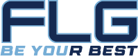 FLG Block Lacrosse Be Your R Best- Navy/Carolina