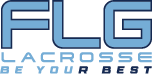 FLG Block Lacrosse Be Your R Best Stacked- Carolina/Navy