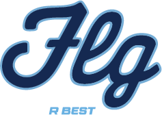FLG Script Lacrosse Be You R Best- Navy/Carolina/White